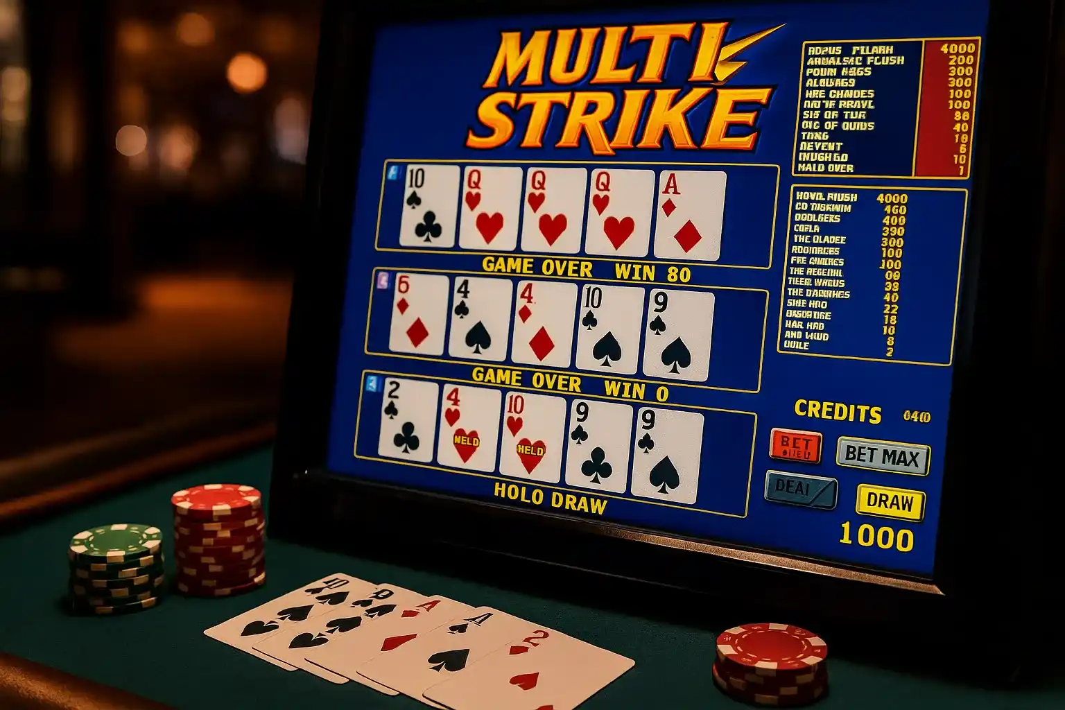 Can You Beat the Odds with Multi-Strike Video Poker
