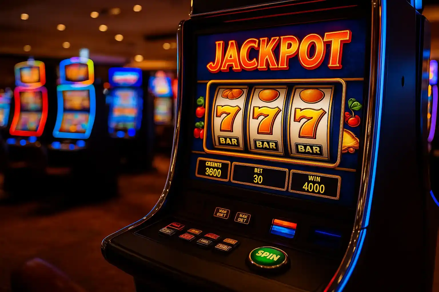 What are the odds of hitting a jackpot in slots