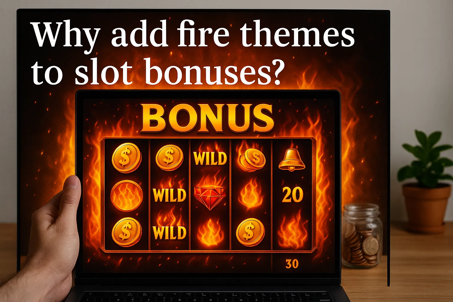 Why add fire themes to slot bonuses